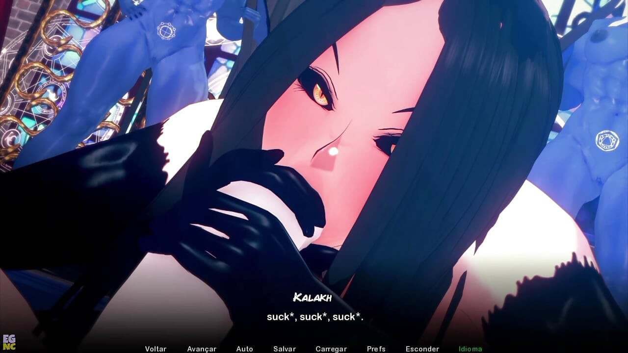 Twisted World Remake #8: Succubus Prinsessan gjorde mig sperma bara genom att suga tipset - av Eroticgamesnc