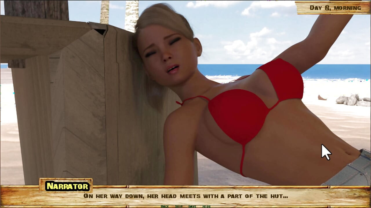 Lewd Island # 8 - ela me deu uma punheta