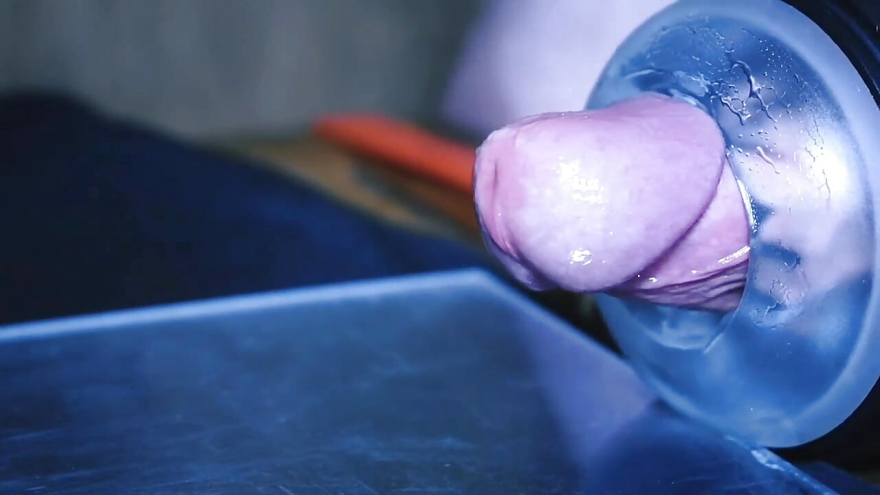 ASMR FLESLIGHT CLOSE UP FUCK AND SLOW MOTION CUMSHOT