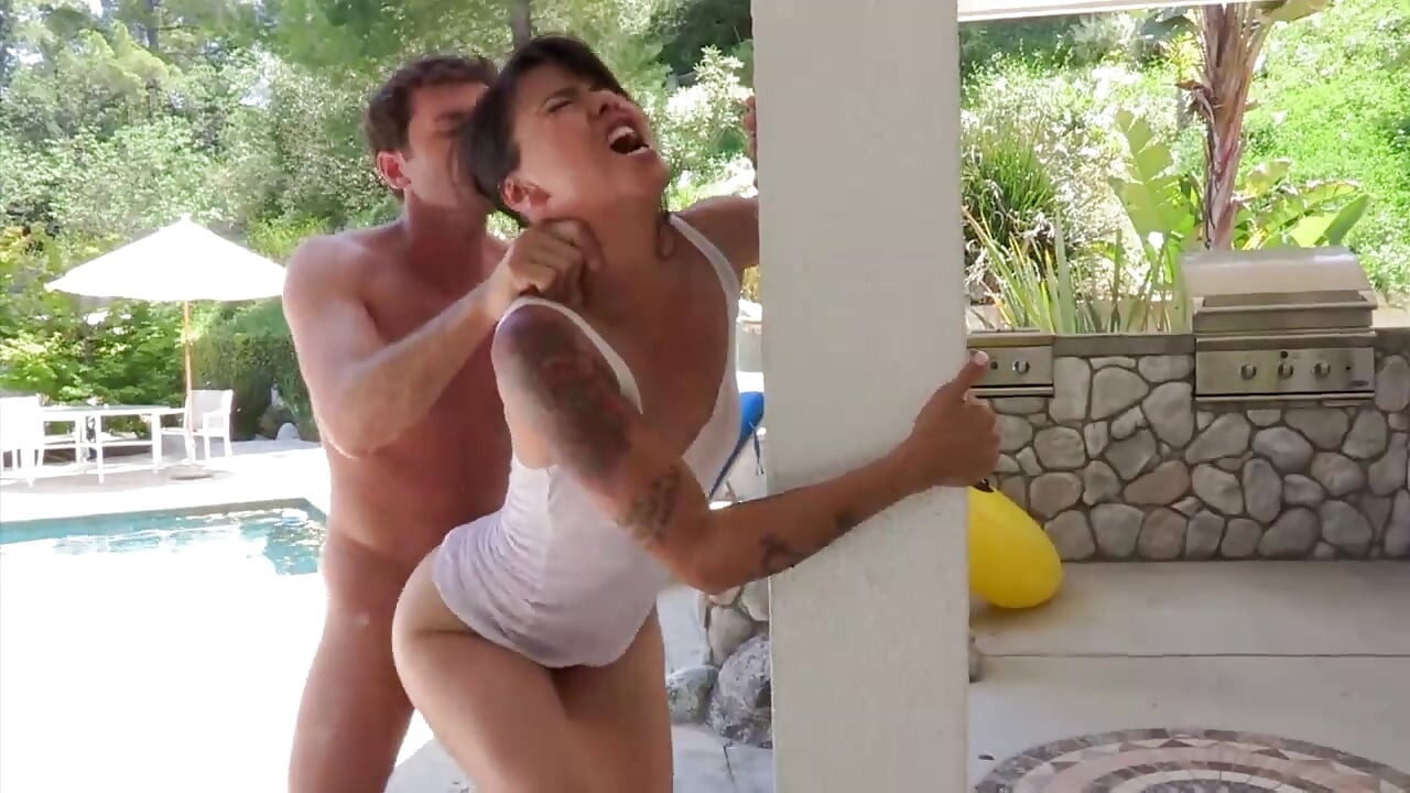 Crazy anal punishment for a lustful Asian
