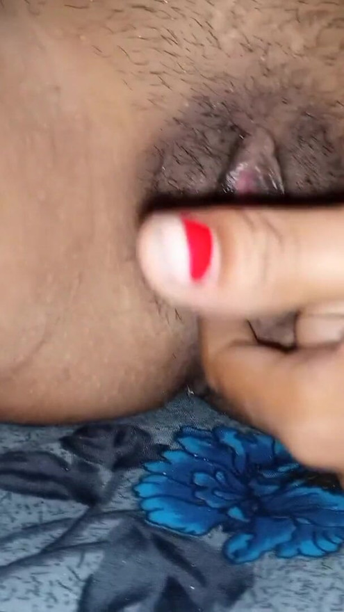 18 yo newly married unsatisfied Indian bhabhi fingering wet pussy orgasm | Clip 1