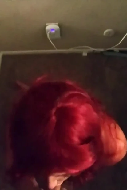 Redhead tinder  slut gets facial and swallows