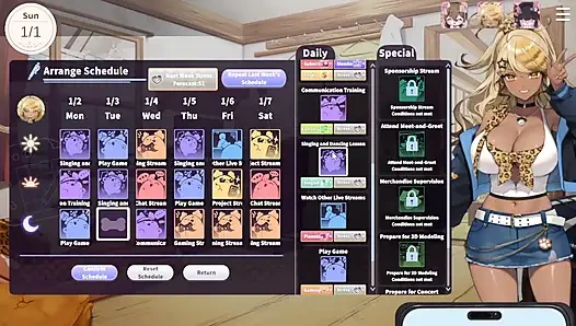 1 V-Lover Playthrough. Lovely Women And Nice Art Style.