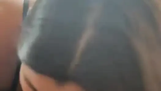 Cheating wife!! She has rough sex with the neighbor while her husband is at the grocery store