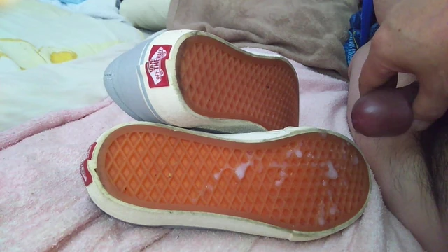 vans shoe cumshot