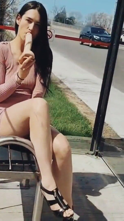 Spectacular moment from "Amateur Cumslut Pawg Naked In Public"