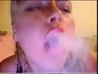 Seductive Princess Smokes in our faces