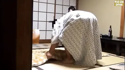 After Hours Seduction of a Hot Spring Attendant Captured in a Private Room Session -scene.1