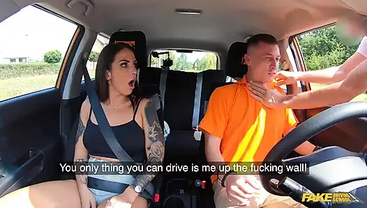 Spanish Babe Has Lesson Hijacked