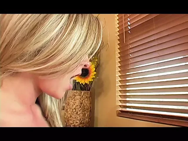 Blonde chicks plays with adult toy before getting drilled in her wet pussy