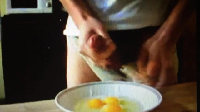 shooting sperm on my food