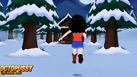 Секс-вечеринка со шлюшками в лагере Хрустальное озеро, Мультфильм