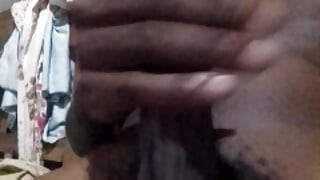 Giving a handjob