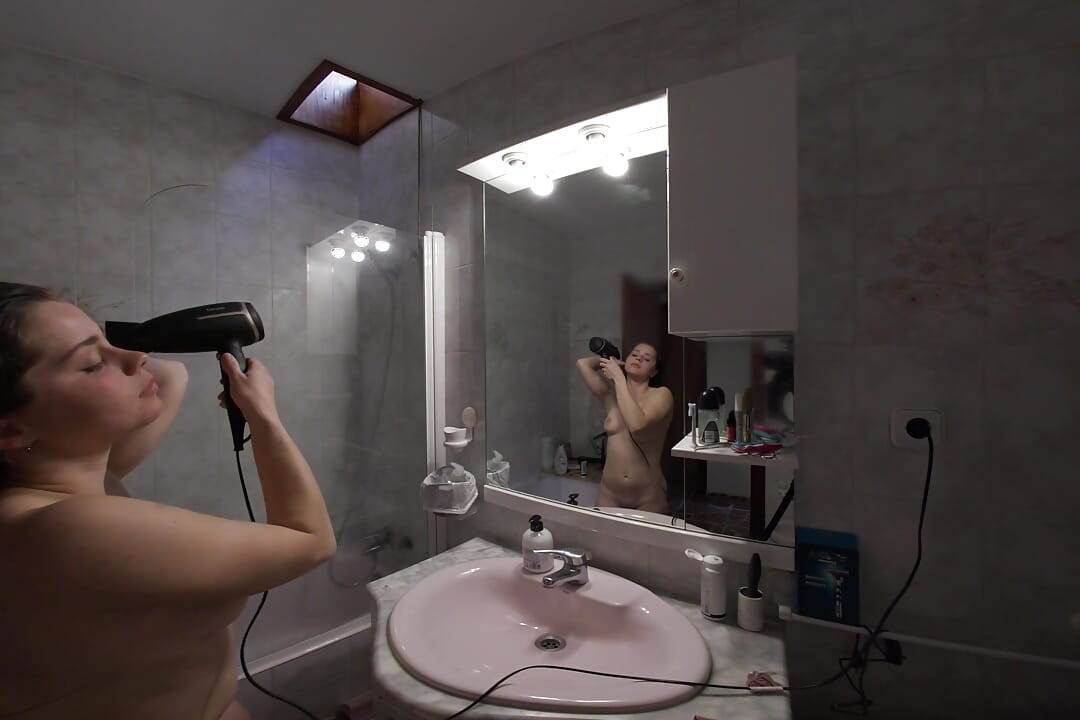 Mango Showering and Drying Before Going to Gangbang Party