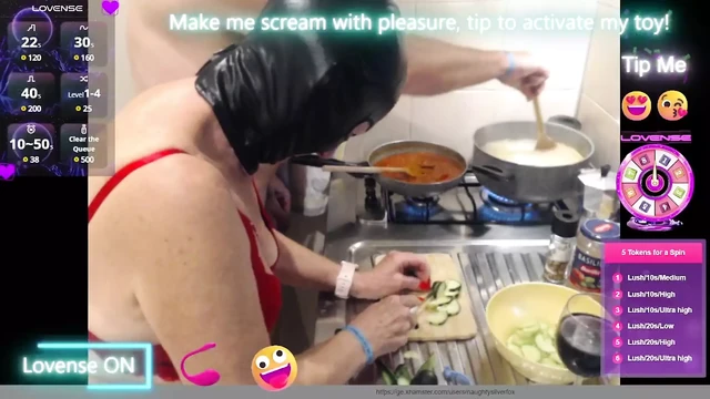 Naked Salad Secrets: Unleashing Passion with Every Slice of Inserted Cucumber - 336