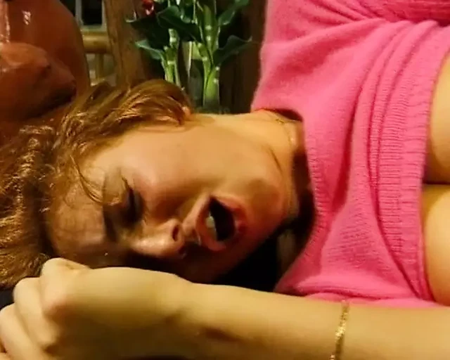 A cute German teen girl giving her anal virginity to her horny stepdad