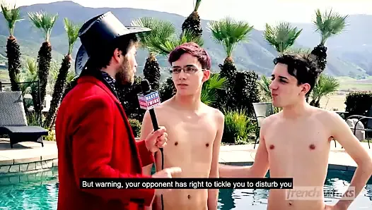 Naked Twink Contest - 8 Boys Orgy: France fucks America