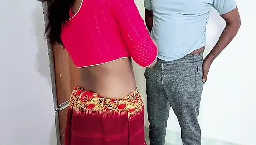 Cheating boss wife take employee dick behind the door..Desi bhabhi fuck xxx