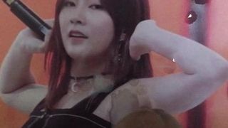 Cum Tribute on Apink's Hayoung's Armpit Sticky Sperm on her