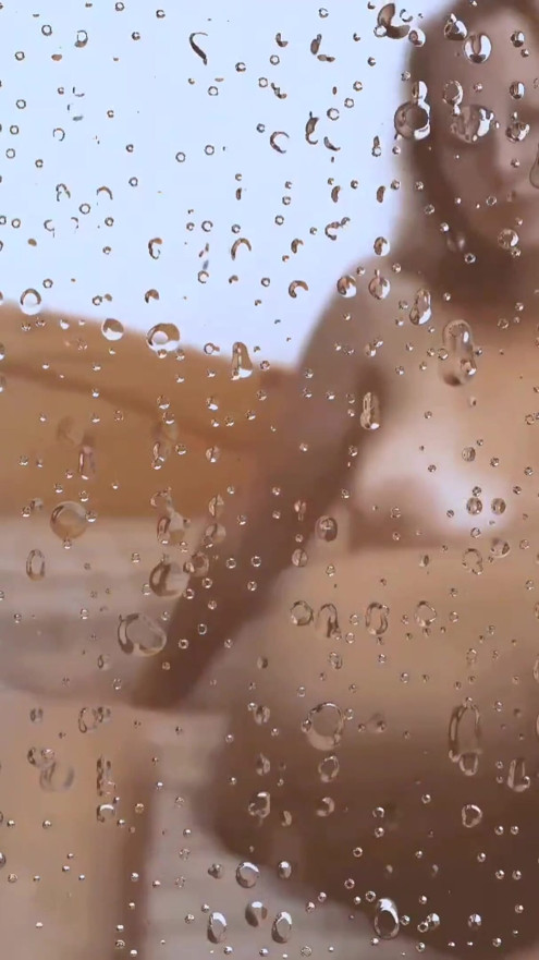 Mature Wife Enjoying Rainy Day (oldie Style)
