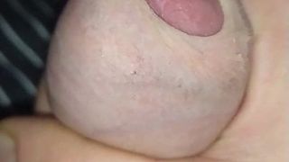 Cheesy cock with cumshot no hands