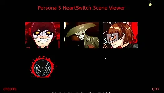 Persona 5 зритель сцены с сливками сердца (DERPIXON)