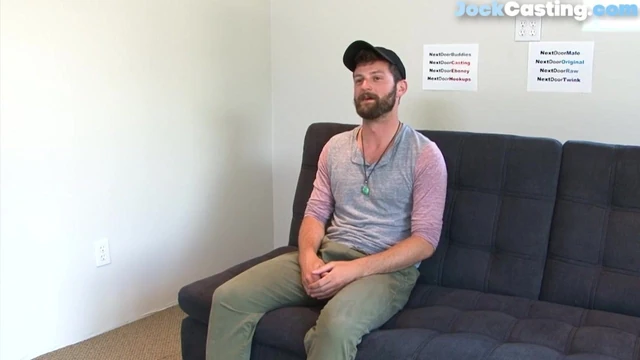 Casting otter solo jerking his oiled up dick