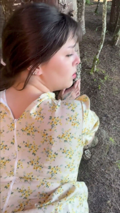 Fick mich hart, bevor jemand uns sieht! Schöne freundin fickt mich bei unserem ERSTEN DATE im wald | Clip 3