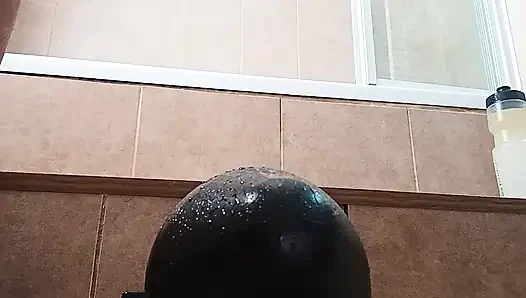 The bulb blooms when she sees my welcoming and juicy pussy burning with anticipation to be filled and enlarged