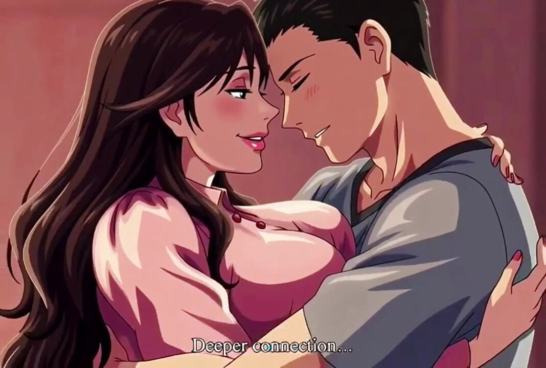 Stepmother teach inexperienced stepson how to fuck