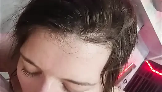 BDSm hotel, fickmaschine, bondage, sperma im gesicht
