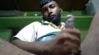 Old Indian gay boy masturbation in her ass