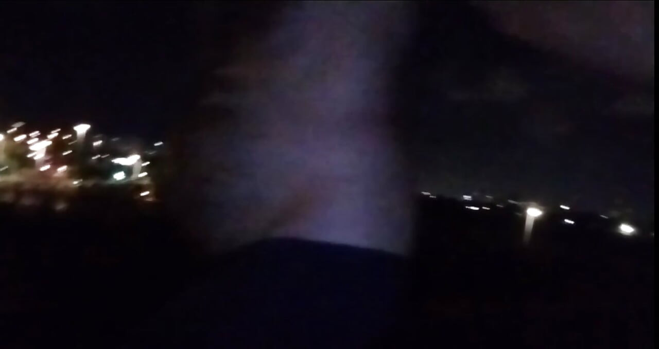 The  night of naked walking in public
