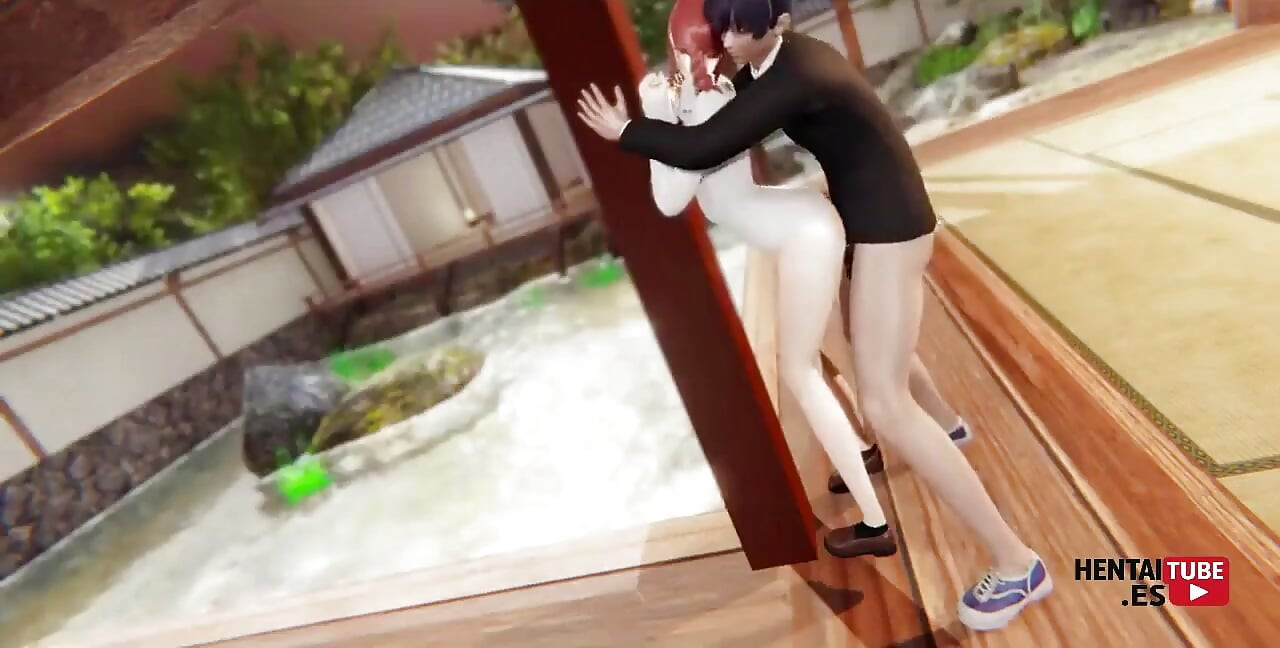 Chainsaw Man Hentai - Aki Fucks Makima While She's Clinging to the Column of Her House.