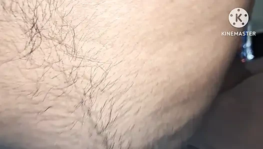 A Indian housewife playing with her husband cock