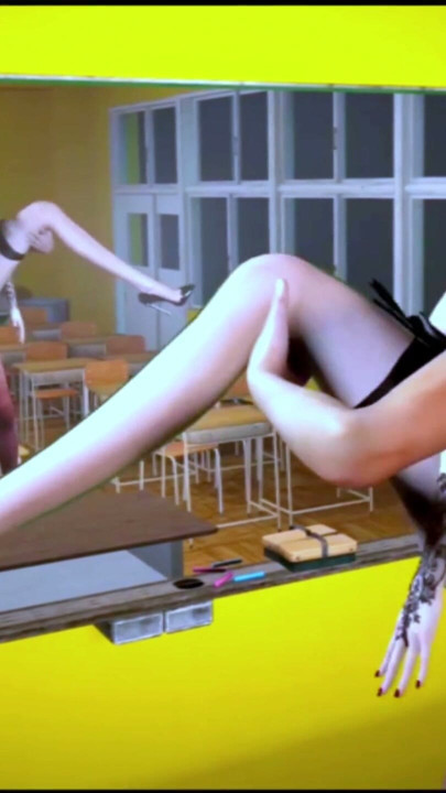 Dos profesoras follan en el aula - hentai 3d sin censura v429 | Clip 3