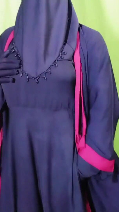 Beautiful Amena Bhabhi has sex indoors wearing a burqa and hijab | Clip 1