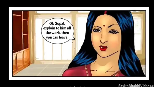 Savita bhabhi episode 5.   Nokar ke maje savita ki chudail   full video in bio