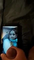 Pakistani aunty cummed on
