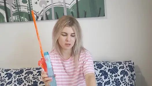 Ich ficke mich mit Seifenblasen