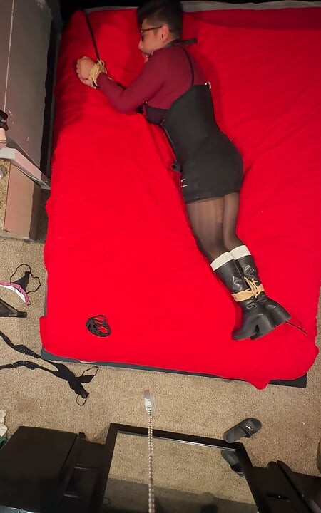 Ada Wong bound to bed