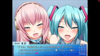 L&#39;idole turquoise est ma femme de ménage smegma - Luka et Miku (baiser)