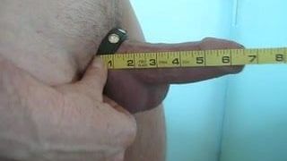 measuring his cock