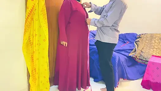 Desi Big Ass Stepaunty Fucked by Tailor in Shop Part 2