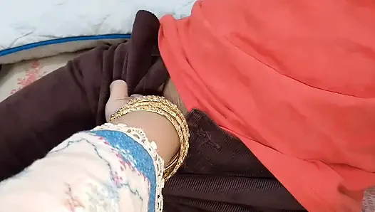 Indian stepmom catches her stepson watching a dirty video - Hindi audio