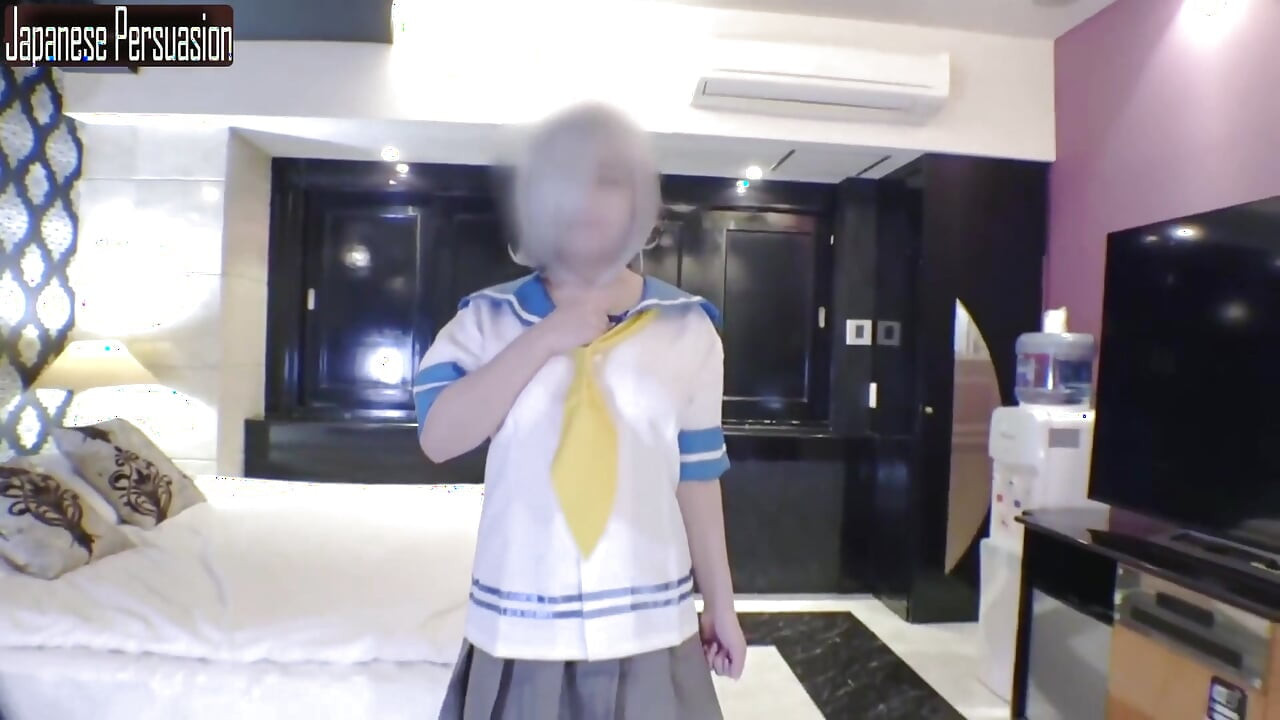 G-cup Waistline Perfection in Hamakaze Cosplay, Private Fantasy Captured in a Playful Secret Session Angle1