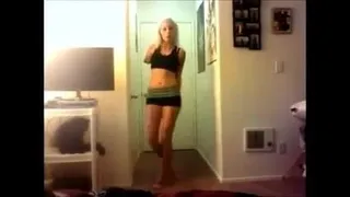 Sexy Amputee arm girl dance