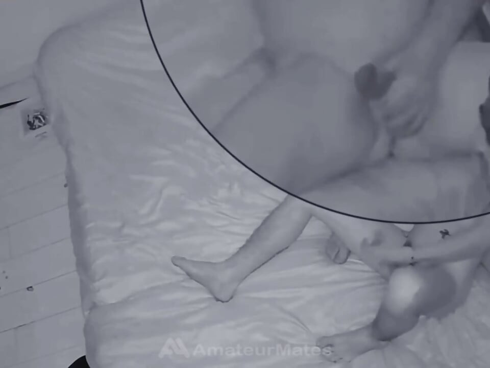 Night Vision Cam Caught Skinny Stepson Showing His Step Stepbrother How to Please Stepdaddy