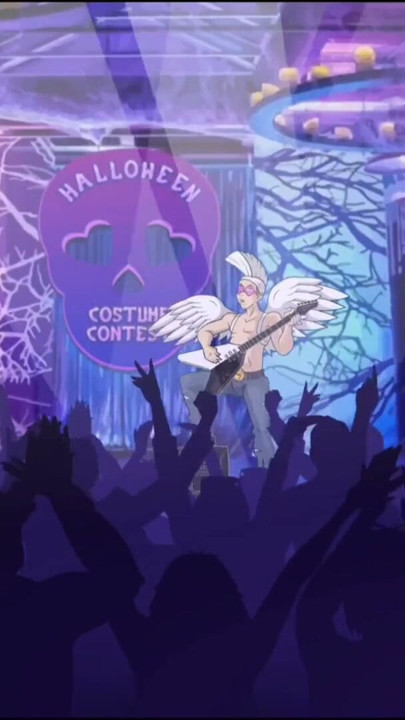 Kelsey charms Halloween contest - Time to see who can last longer in sex on Halloween | Clip 1