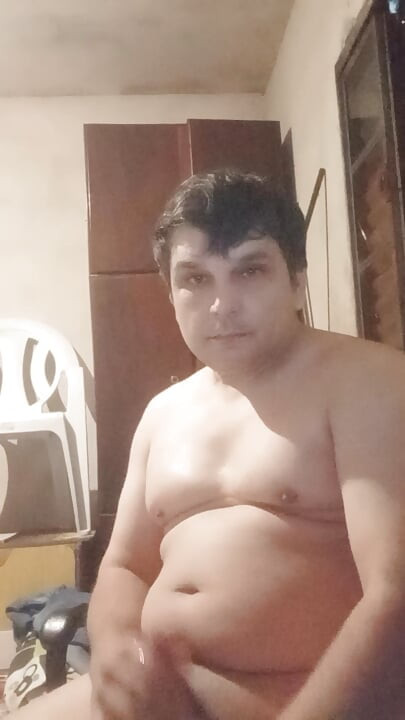I put cum on my breasts after jerking off